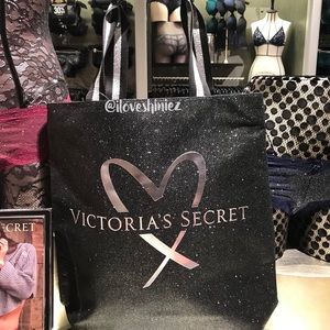 •Victoria's Secret• Glitter Tote Bag